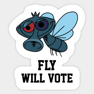 Fly Will Vote VP Debate Election 2020 Sticker